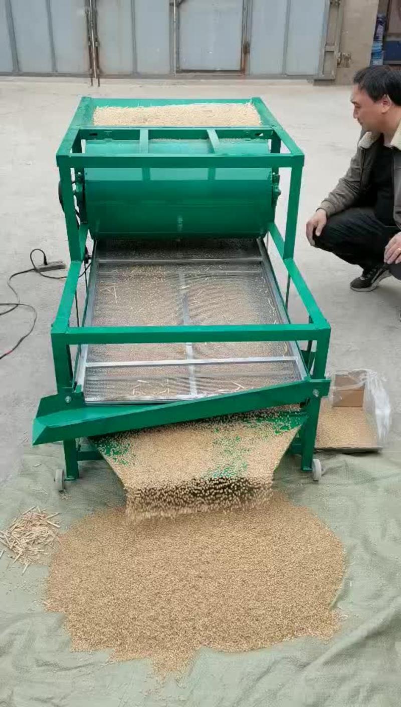 小型稻谷去杂机玉米小麦用清粮机高梁大豆振动筛选机