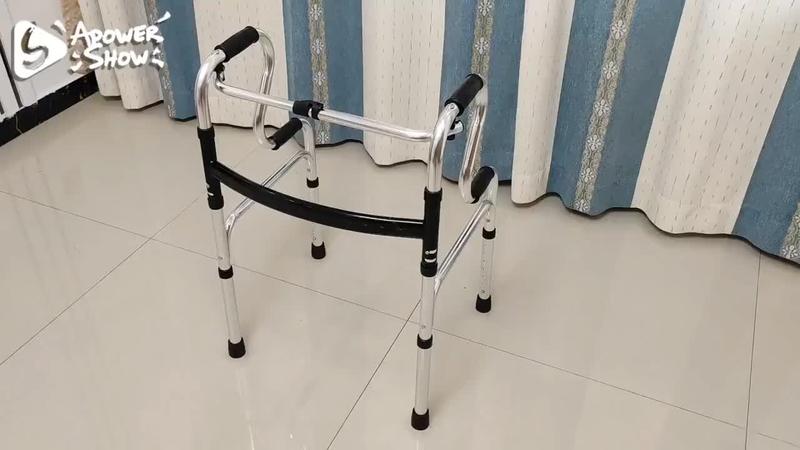 助行器老人走路辅助器扶手架四角拐杖下肢训练残疾行走老年
